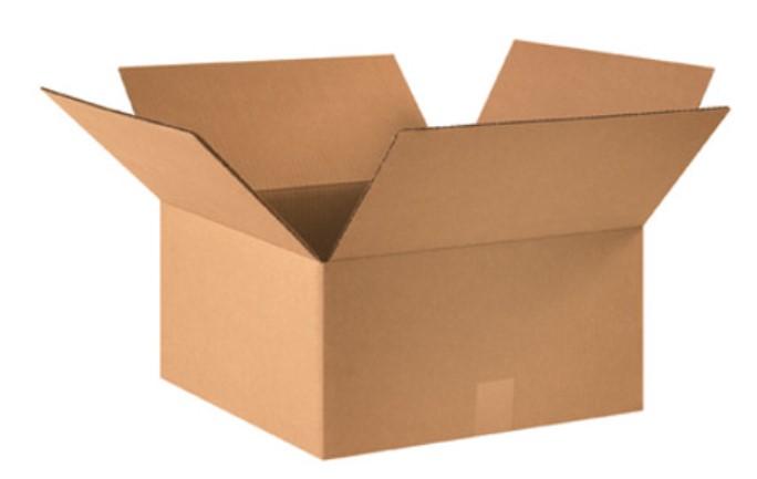 Regular Slotted Container (RSC) 16X16X8 IN Corrugated Cardboard 32ECT 25 Count/Bundle 250 Count/Pallet