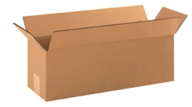 Regular Slotted Container (RSC) 18X6X6 IN Corrugated Cardboard 32ECT 25 ...