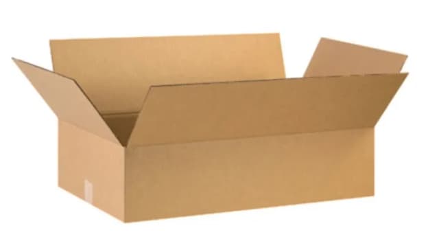Regular Slotted Container (RSC) 28X18X8 IN Corrugated Cardboard 32ECT ...