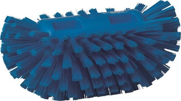 Vikan® Tank Brush 8.1X5.1X3.9 IN PP Polyester Stainless Steel Blue Stiff Bristles 1/Each