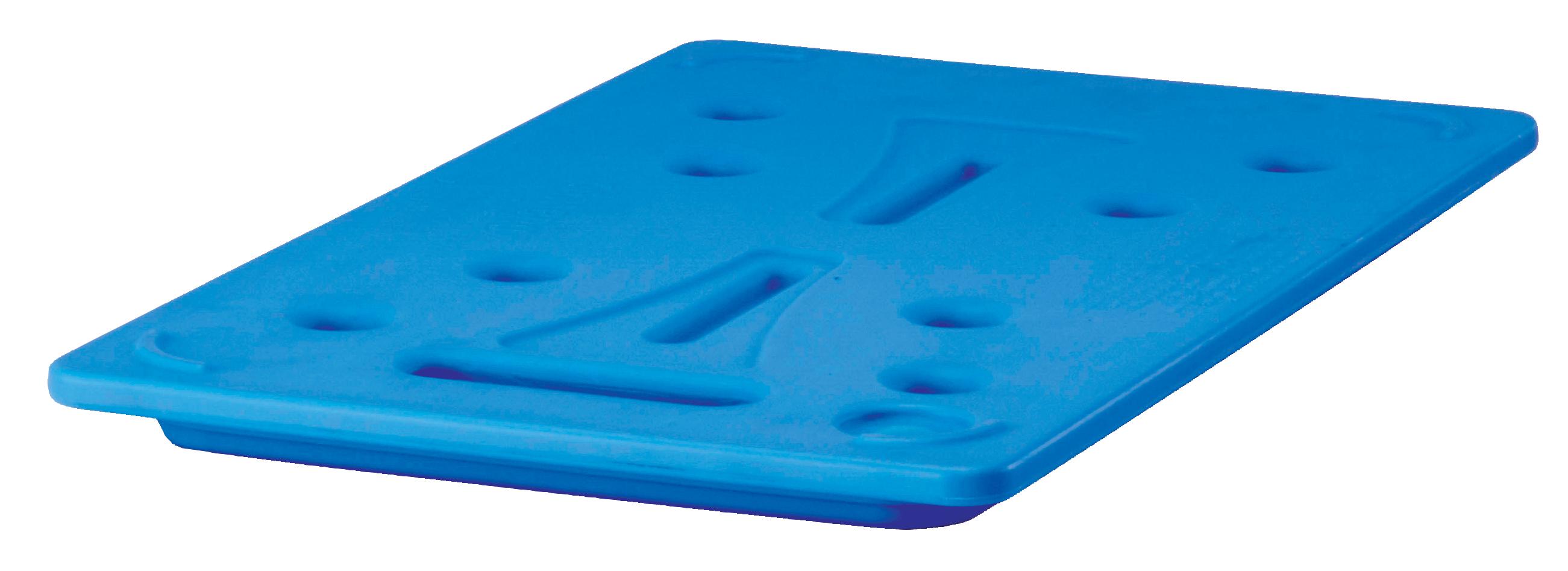 Camchiller® Freezer Pan 20.9X12.8X1.2 IN Blue 1/Each