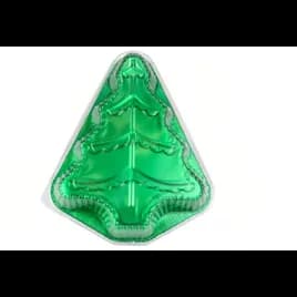 Take-Out Container Base & Lid Combo With Dome Lid Green Christmas Tree 50/Case