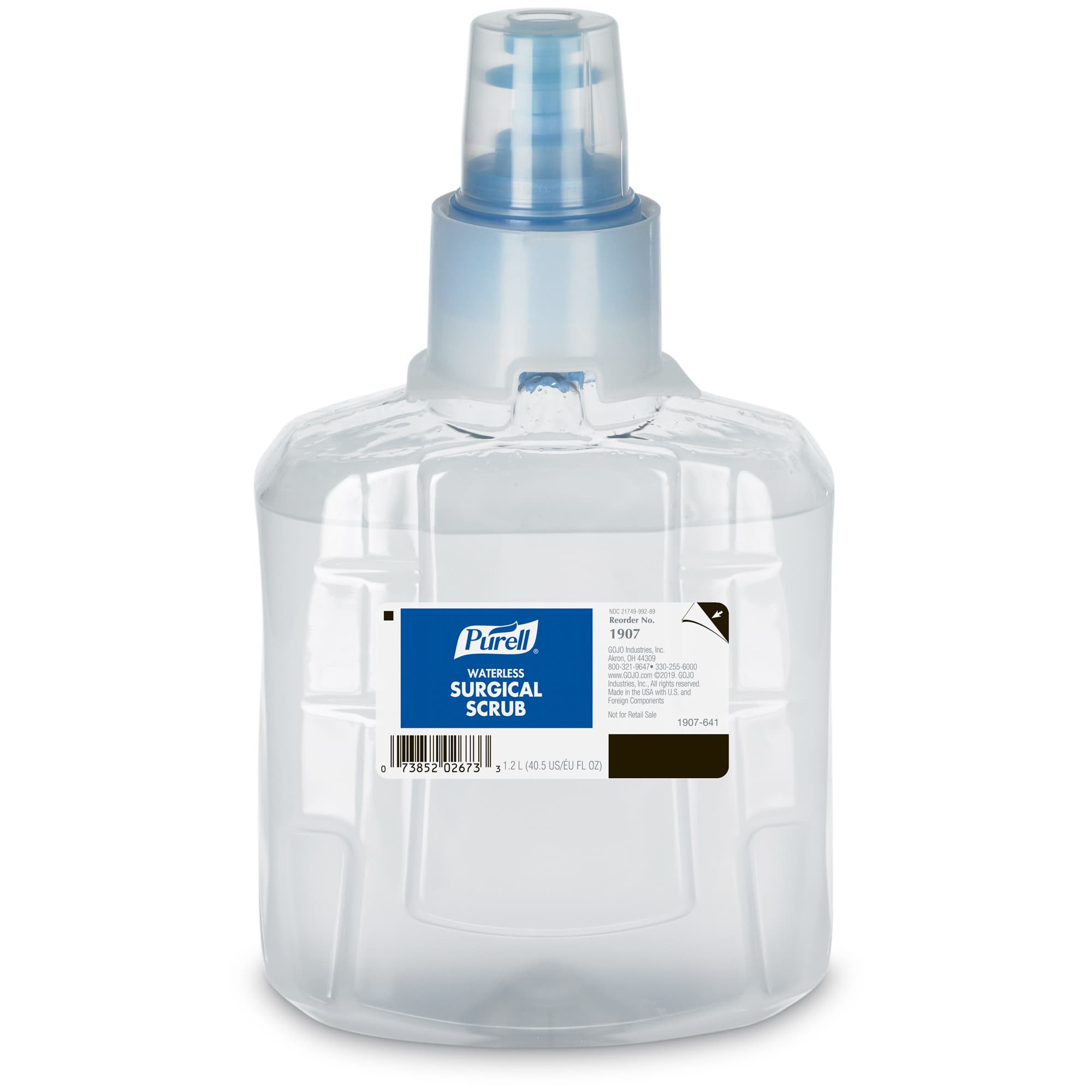 Purell® Hand Sanitizer Gel 1200 mL 5.11X3.69X8.95 IN Fragrance Free Clear For LTX-12 2/Case