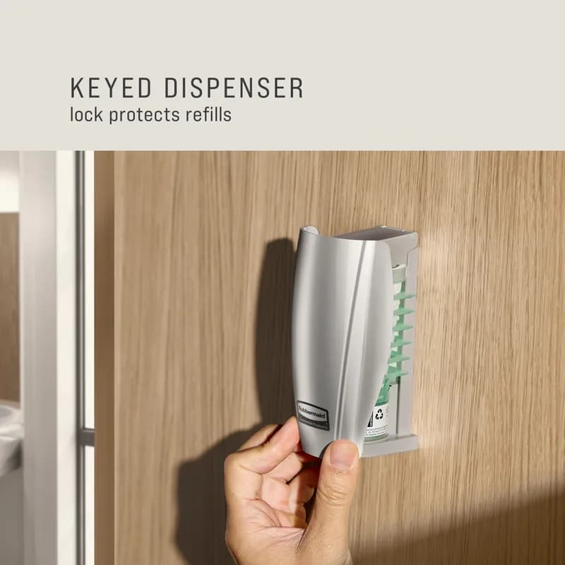 TCell™ Air Freshener Dispenser Chrome Plastic 2.80X5.37 IN Passive 1/Each