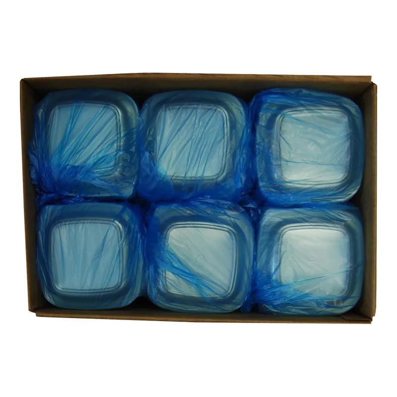 Sandwich Take-Out Container Base 6X6 IN PET Black 300/Case