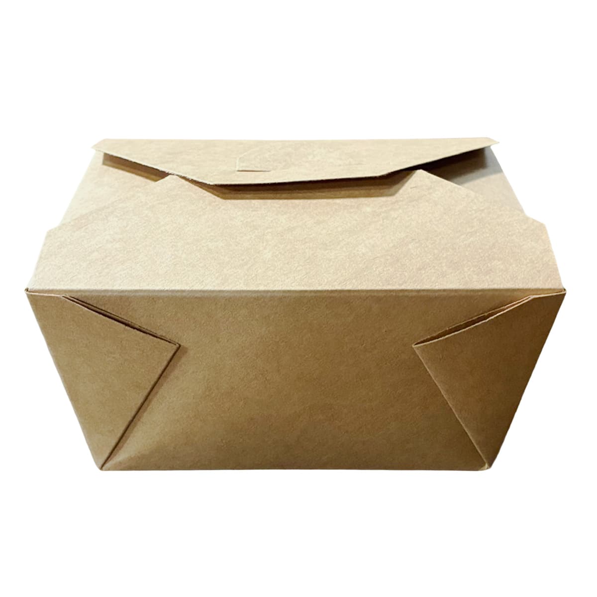 #1 Take-Out Box Fold-Top Paper PLA Kraft 450/Case
