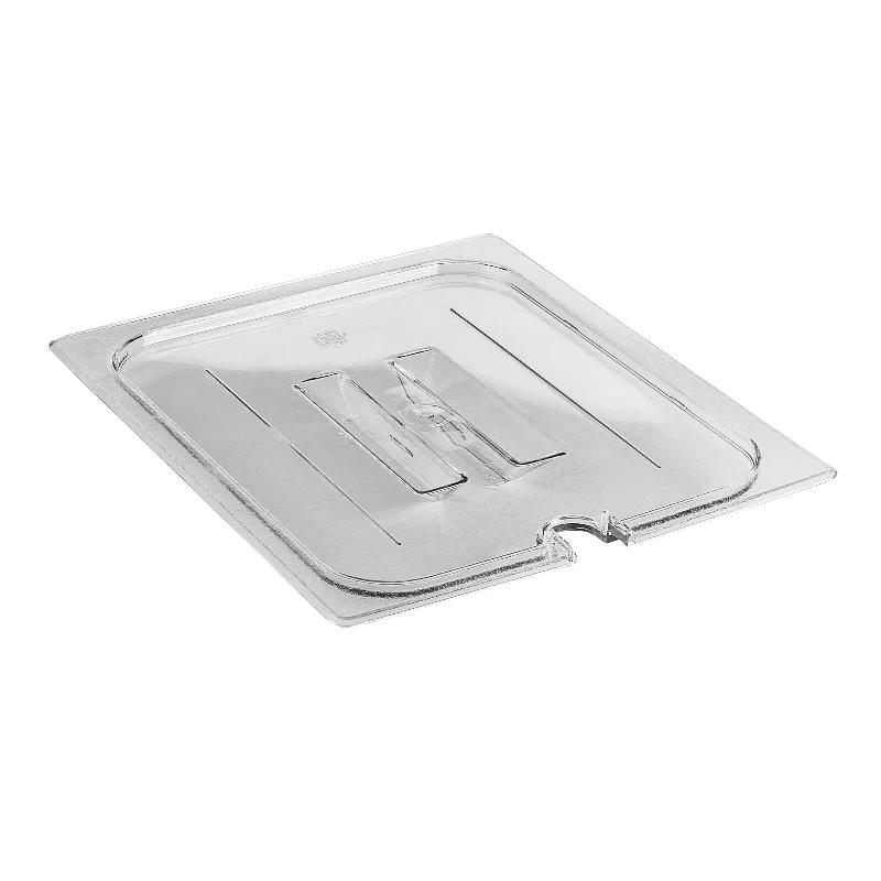 Camwear® Food Pan Lid 1/2 Clear Notched With Handle 1/Each