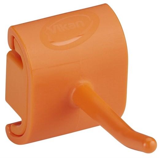 Vikan® Wall Bracket 1.6X3.1X1.9 IN Orange Polypropylene (PP) Polyamide Single Hook Hygienic 1/Each