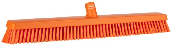 Vikan® Push Broom Head 24.4X3.1X5.3 IN Orange PP Polyester Polybutylene Terephthalate (PBT) Stainless Steel 1/Each