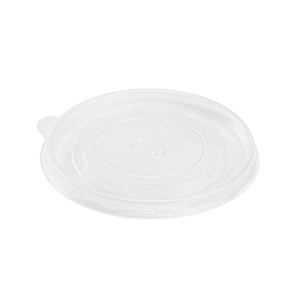 Karat® Lid Flat 4.4 IN PP Clear Round For 16 OZ Container 1000/Case