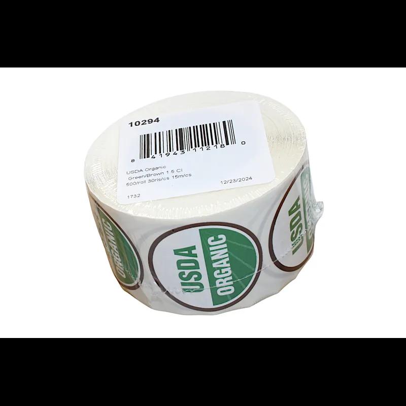 USDA Organic Label 500/Roll