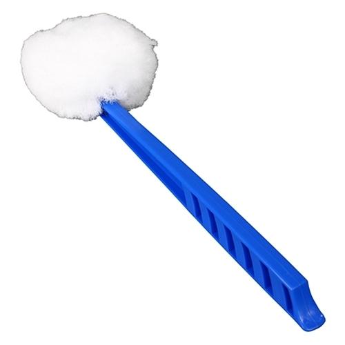 Impact® Toilet Bowl Mop Polypropylene (PP) Plastic Blue White With 12IN Handle 1/Each