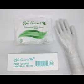 Food Service Gloves Large (LG) Clear PE 500 Count/Box
