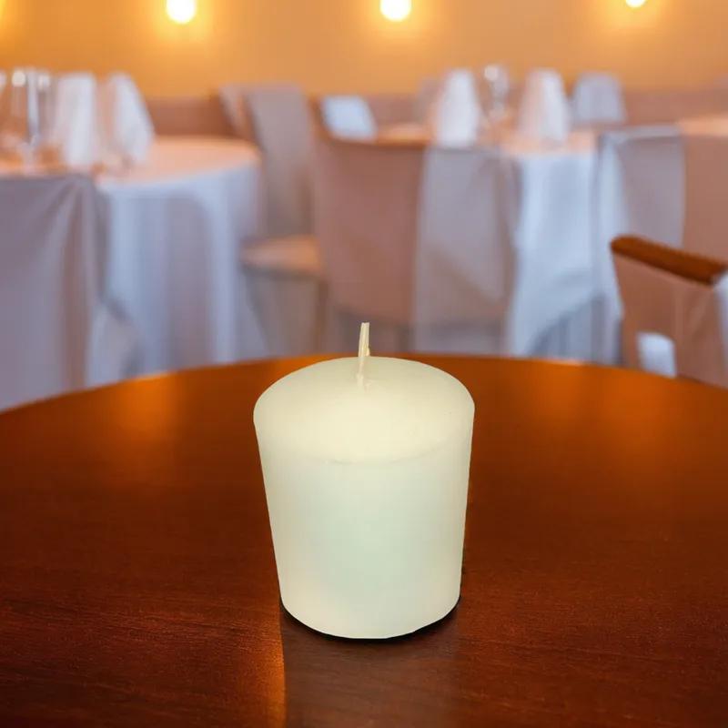 Votive Candle 15-HR Wax Solid 144/Case