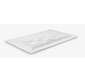 Meat Pad 6X4 IN White Rectangle 40GM Absorbent 1500/Case