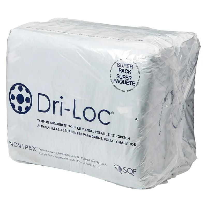 Dri-Loc® Meat Pad 4X7 IN Black Rectangle 40GM Absorbent 1500/Case