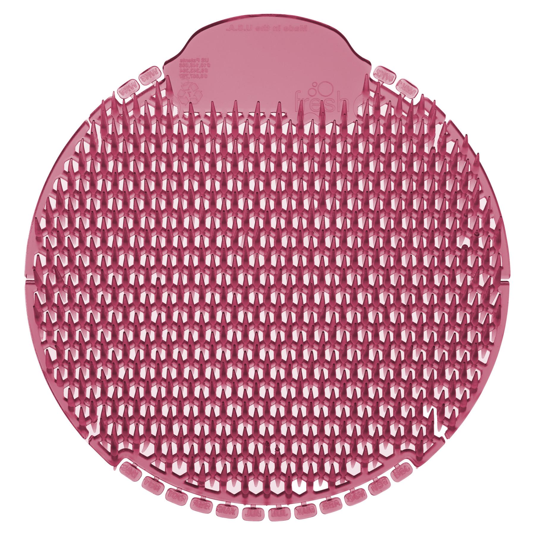 Slant7 Urinal Screen Spiced Apple Red EVA 10 Count/Pack 6 Packs/Case 60 Count/Case