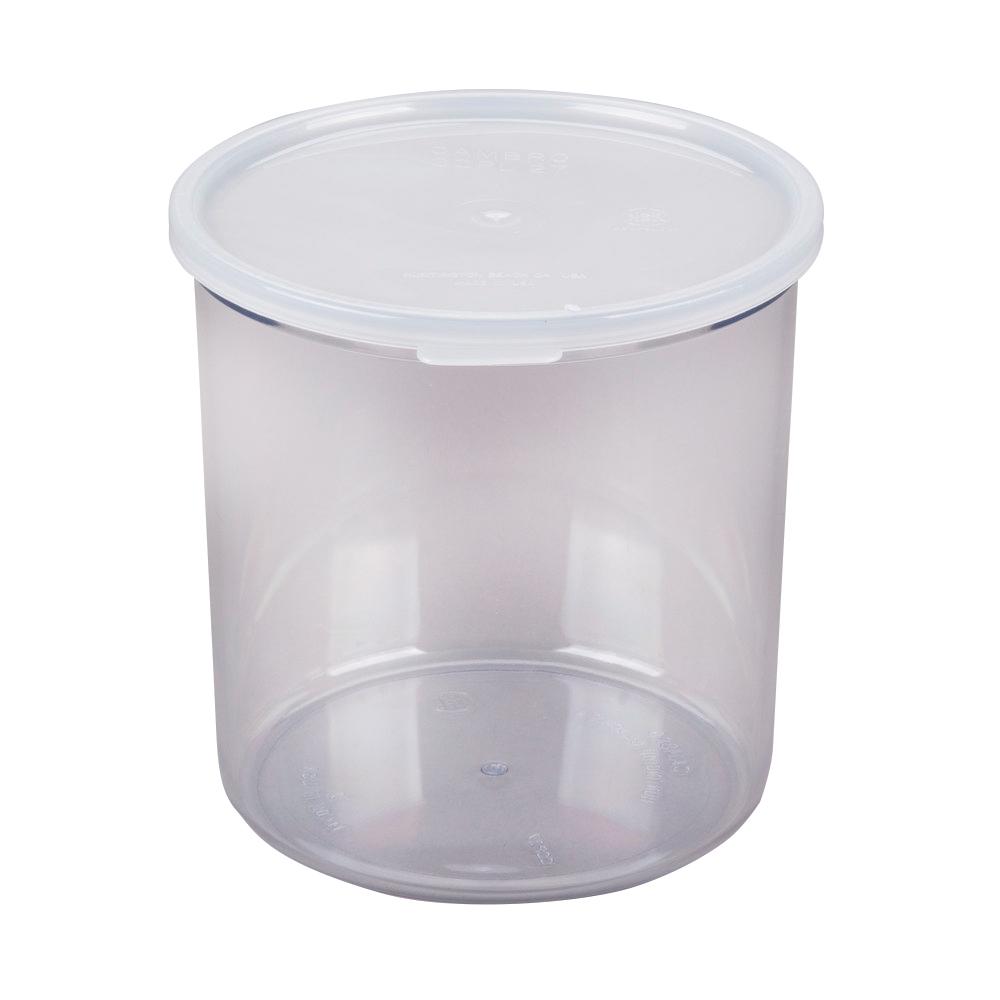 Push Crock 6.625X6.75 IN 2.7 QT Clear SAN With Lid Dishwasher Safe 6/Case