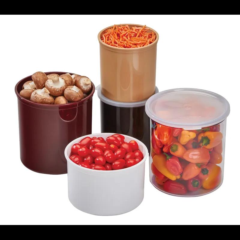 Push Crock 6.625X6.75 IN 2.7 QT Clear SAN With Lid Dishwasher Safe 6/Case