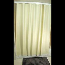 Vintaff Shower Curtain 72X82 IN Beige Vinyl 6GA With Metal Grommets 1/Each