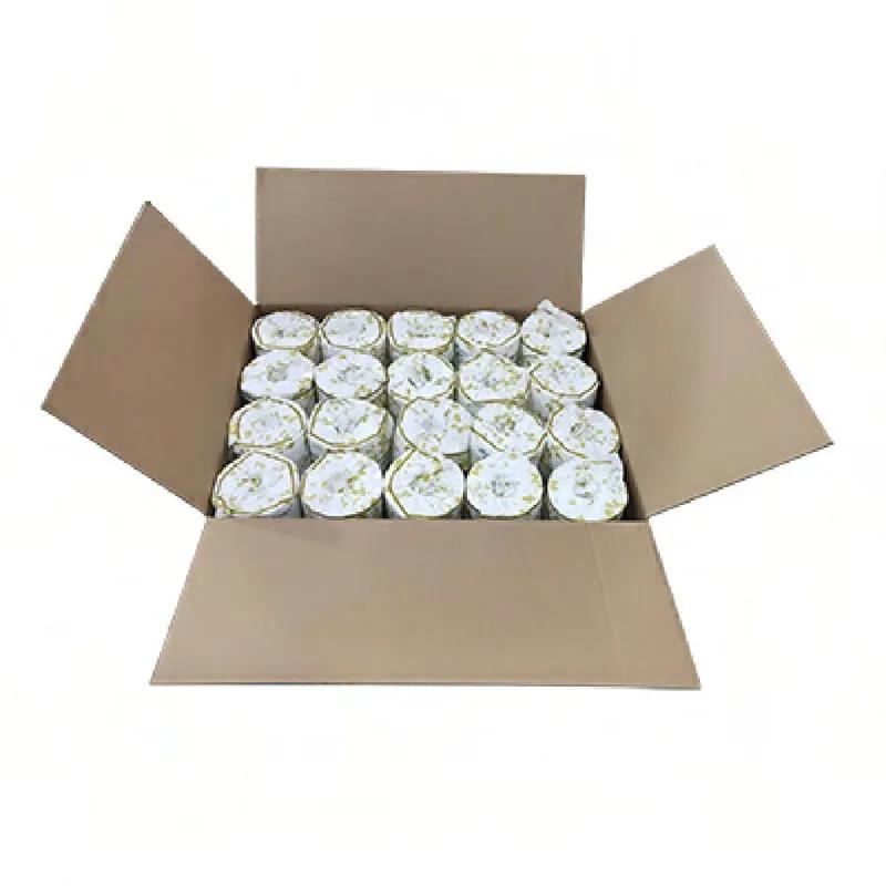 Toilet Paper & Tissue Roll 4X4 IN 2PLY Premium Virgin 550 Sheets/Roll 80 Rolls/Case