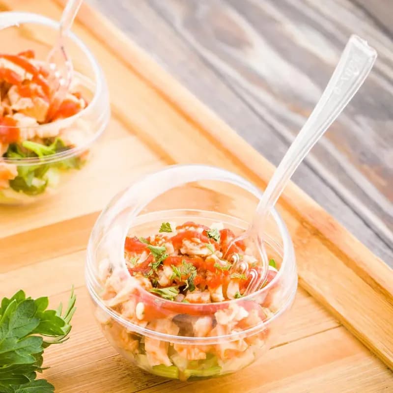 Bowl 3 OZ Plastic Clear Round Balloon 100/Case