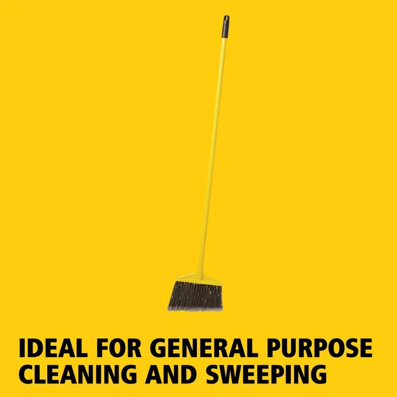 Multi-Purpose Broom 56IN Gray Metal PP Vinyl Coated With 10.5IN Head Angled 1/Each