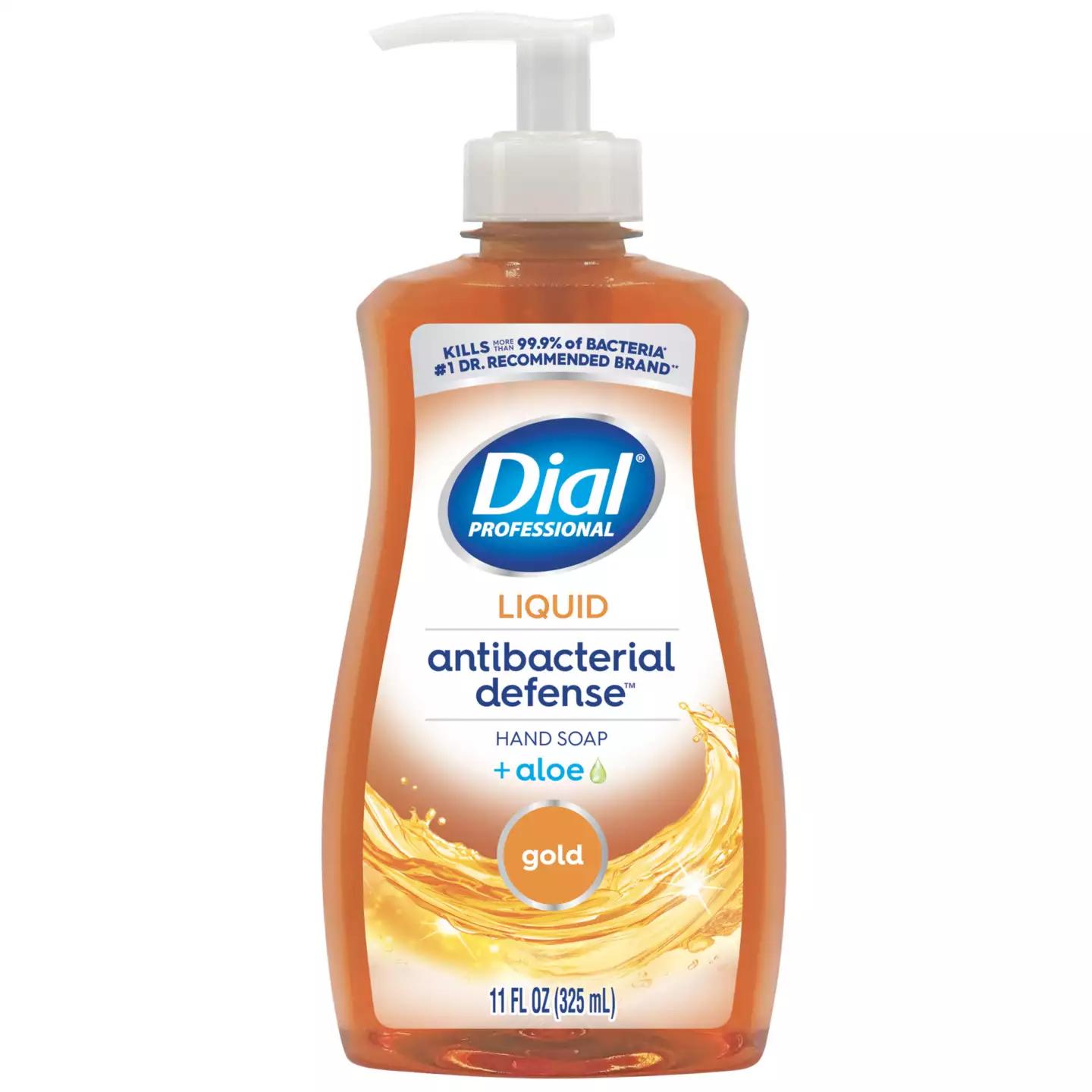 Dial Gold Hand Soap Liquid 11 OZ Pump Antibacterial 12/Case