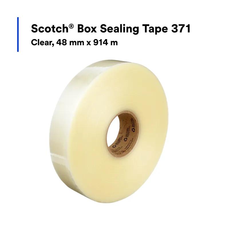 Scotch® 371 Sealing Tape 1.88IN X999.56YD Clear PP Hot Melt 252/Case