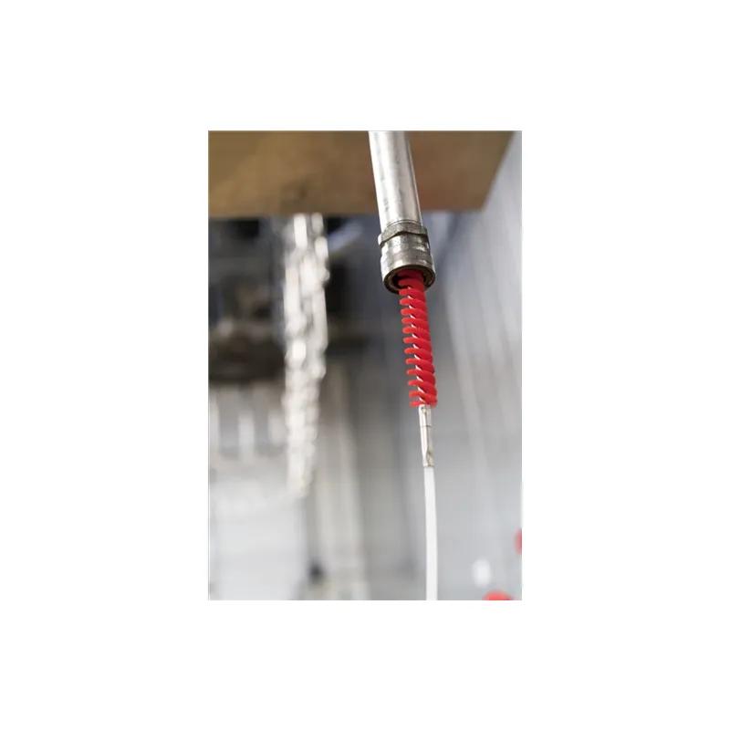 Vikan® Tube Brush 12.2X0.9X0.9 IN PP Polyester Stainless Steel Red Stiff Bristles 1/Each