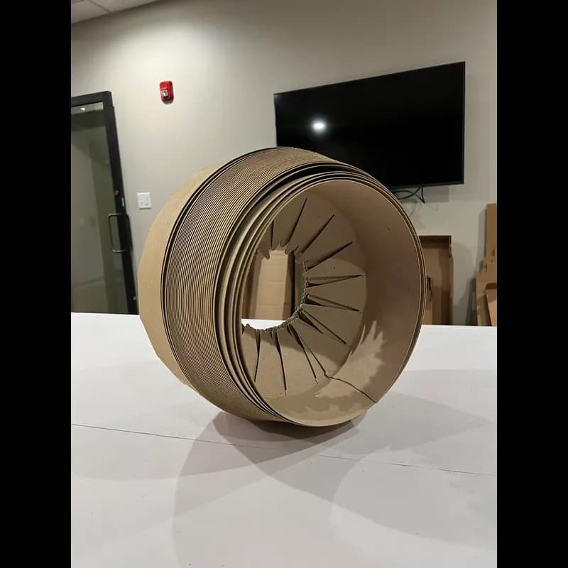 Corrugated Roll 6IN X25FT B-Flute 96 Count/Pallet