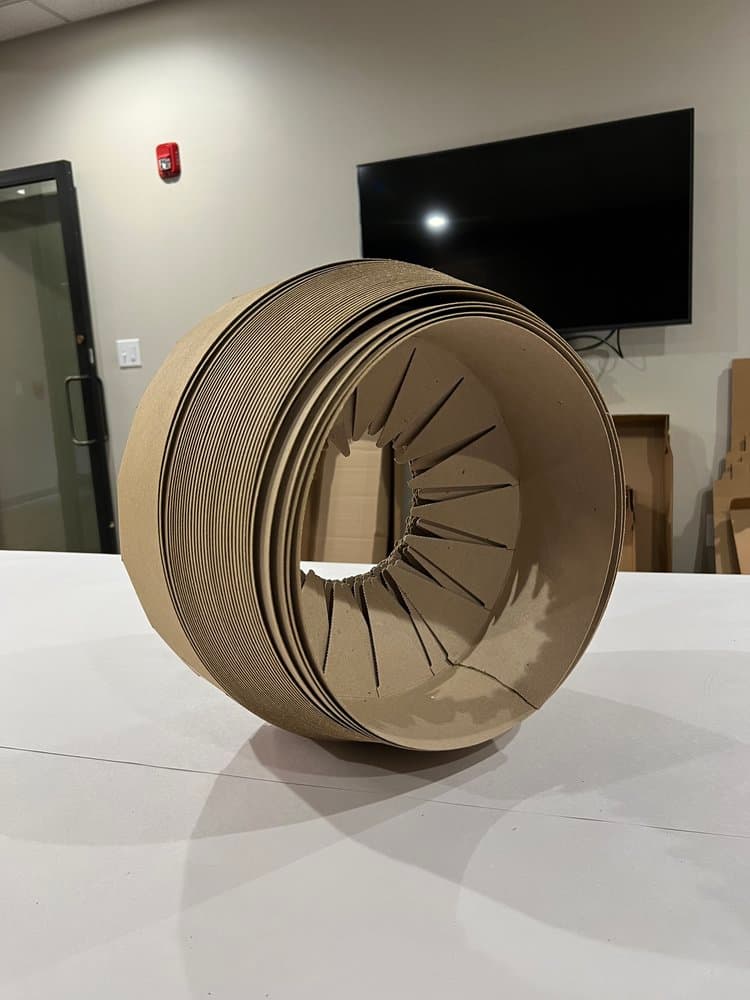 Corrugated Roll 6IN X25FT B-Flute 96 Count/Pallet