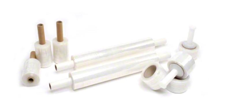 Hand Stretch Film 5IN X1000FT 80GA 11 Rolls/Case 72 Cases/Pallet