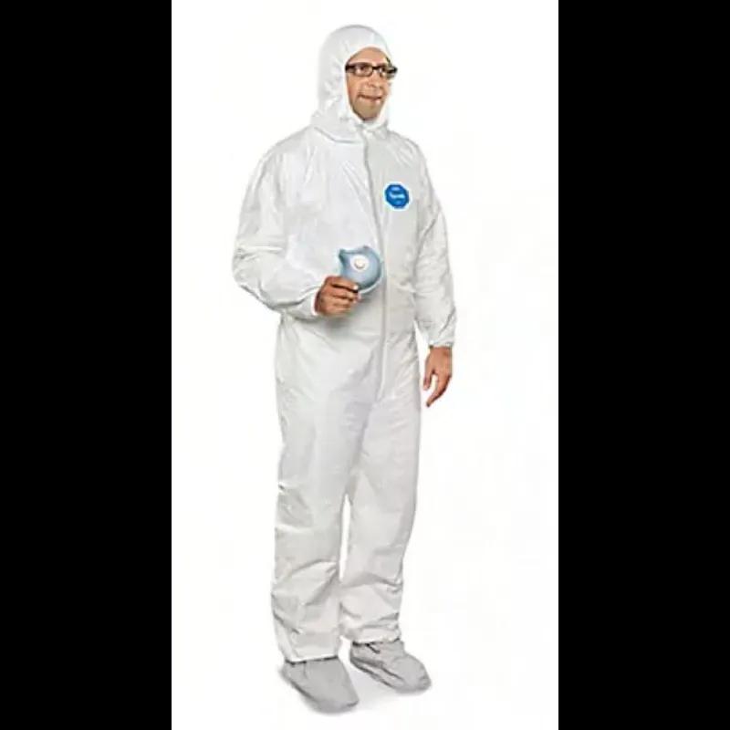 Tyvek® Coveralls XXXL White Deluxe 5/Pack