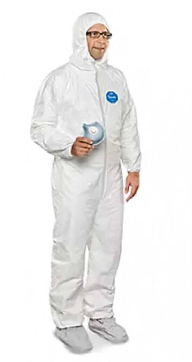Tyvek® Coveralls XXXL White Deluxe 5/Pack