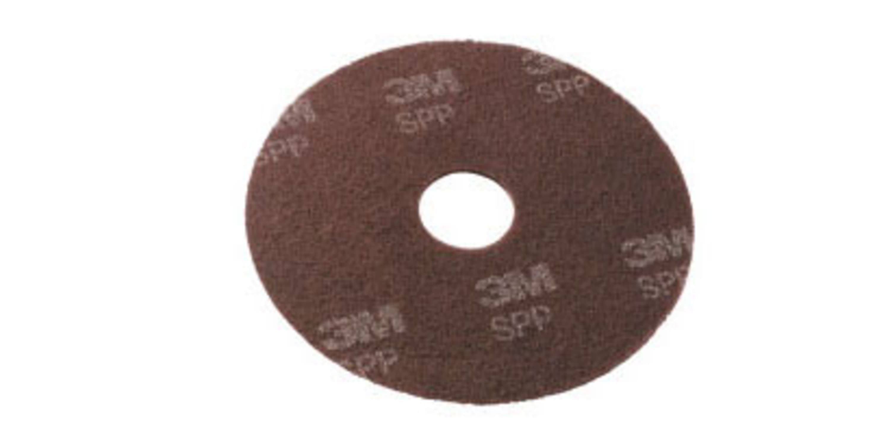 3M™ Scotch-Brite™ SPP Stripping Pad 17X0.3 IN Maroon Non-Woven Fiber Nylon 175-600 RPM Center Hole 10/Case