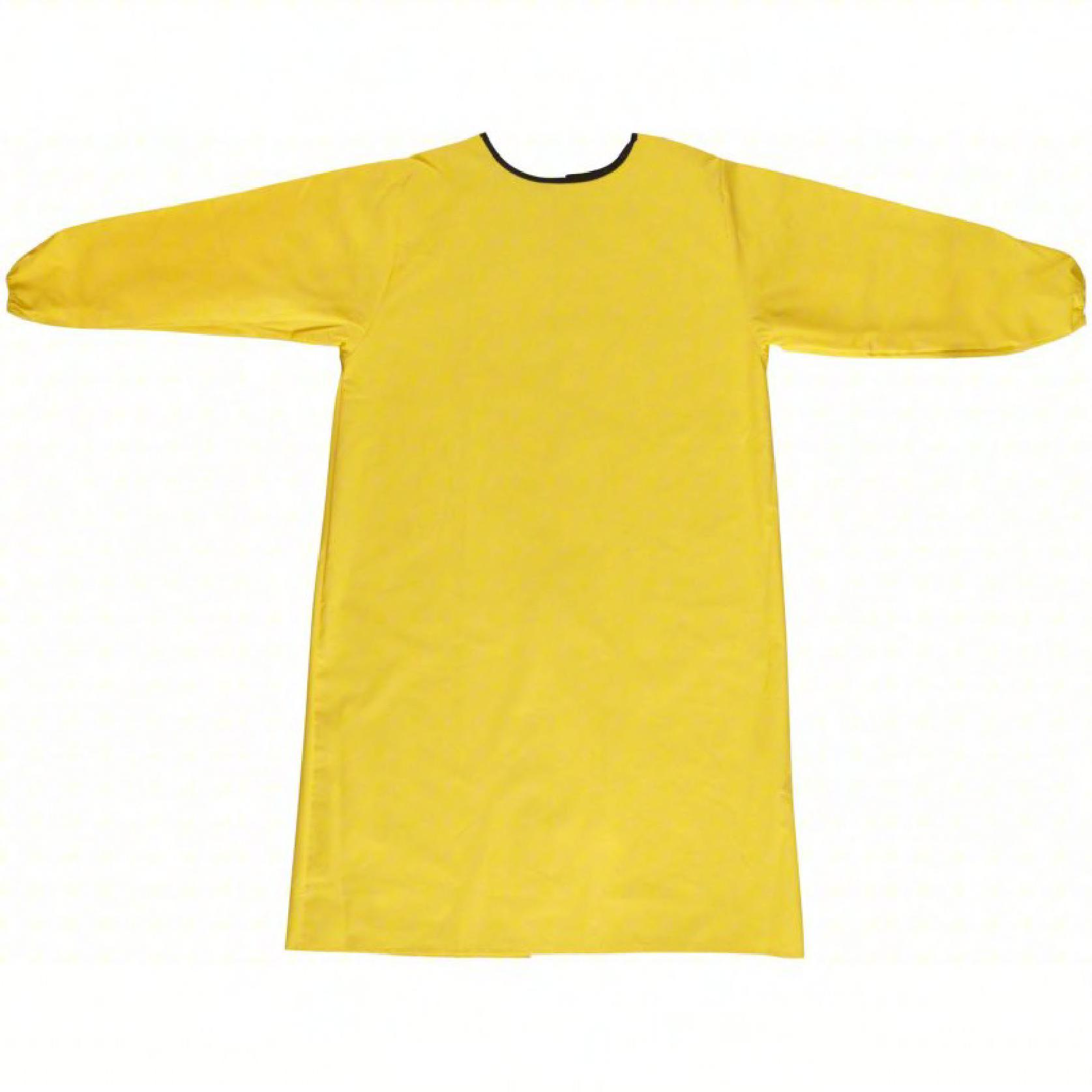 Condor Apron Large (LG) 46.5 IN Yellow 11MIL Backing Tie 1/Each