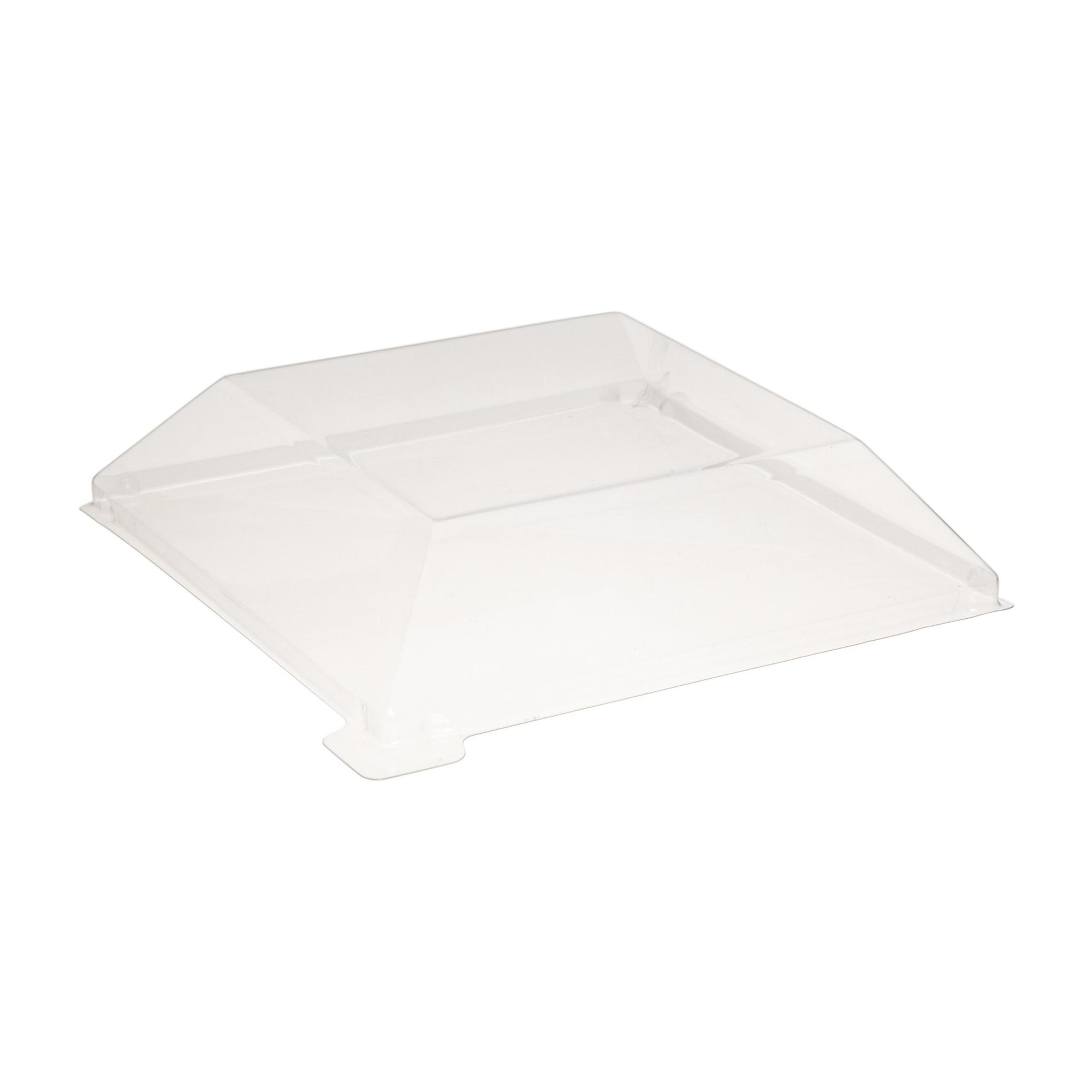Samurai Lid 5.11X5.11X0.78 IN PET Clear For Plate Freezer Safe 100 Count/Pack 1 Packs/Case 100 Count/Case