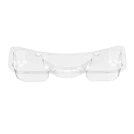 Safe-T-Fresh® Insert 6.5625X3.125X0.8125 IN 3 Compartment RPET Clear Rectangle Flip & Mix 360/Case