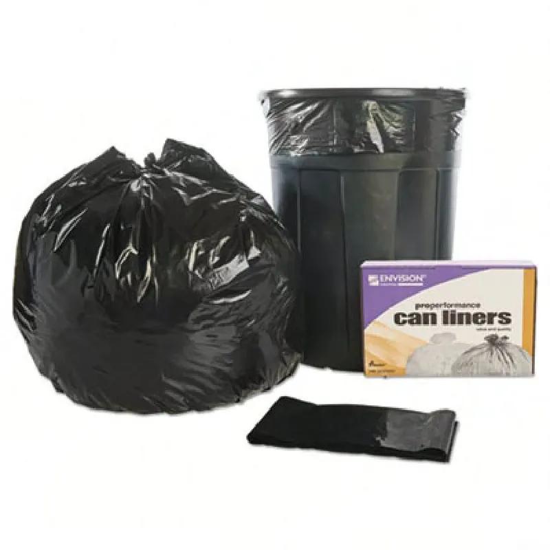 SKILCRAFT® Can Liner 40X48 IN 45 GAL Black LLDPE 1.5MIL 100/Case