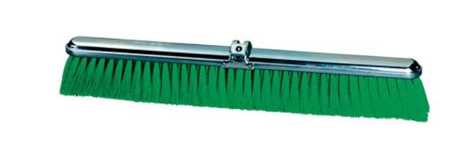 Push Broom Head 24 IN Green Steel 12/Case