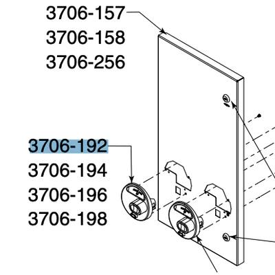 Napkin Bezel Repair Kit 1/Each