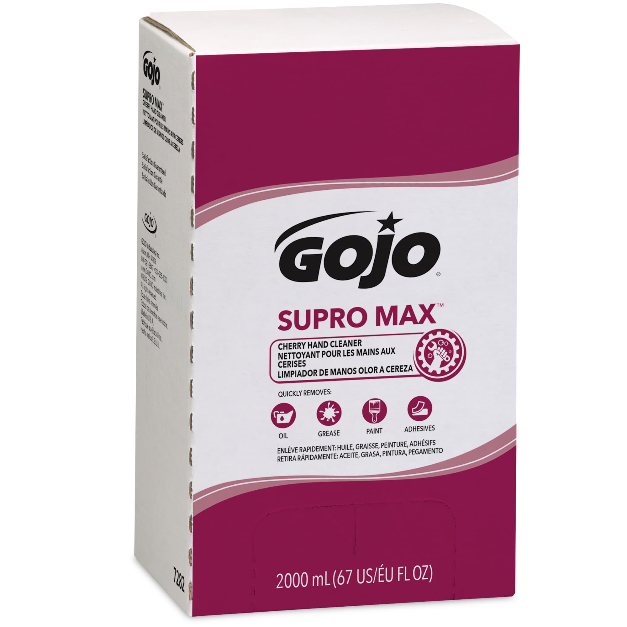 GOJO® SUPRO MAX Hand Cleaner Liquid 2000 mL 3.63X5.13X8.75 IN Cherry Beige Refill For PRO TDX 2000 4/Case