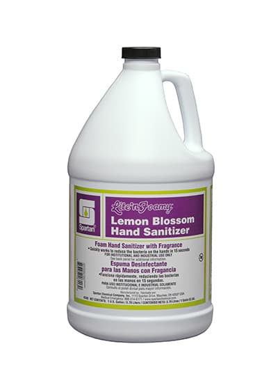Lite'n Foamy® Hand Sanitizer Foam 1 GAL Lemon Blossom Clear 4/Case