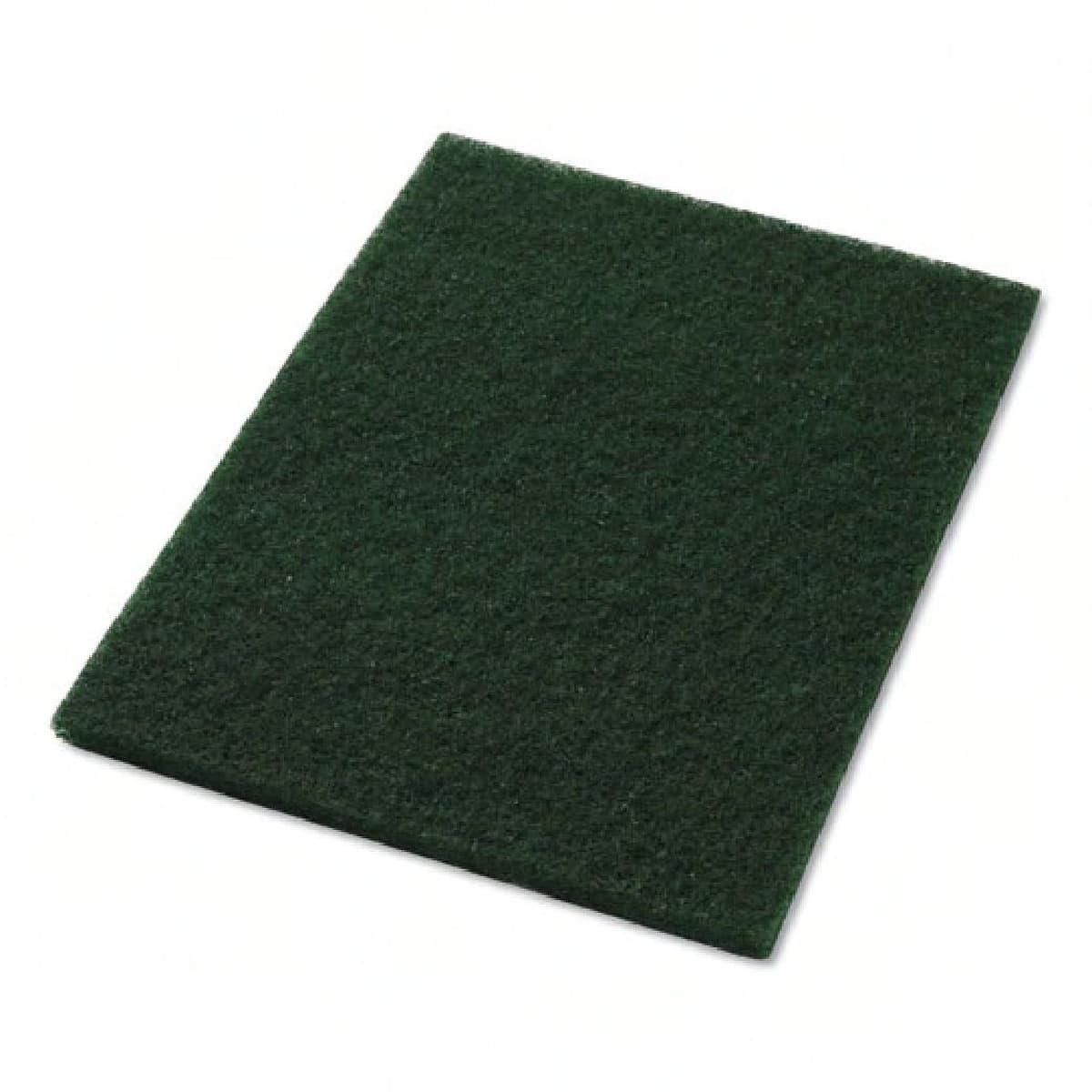 Scrubbing Pad 14X20 IN Green 5/Case