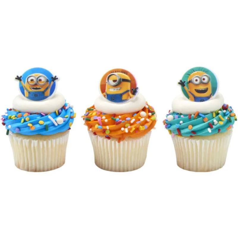Cake & Cupcake Topper Ring Minions Despicable 144/Bag