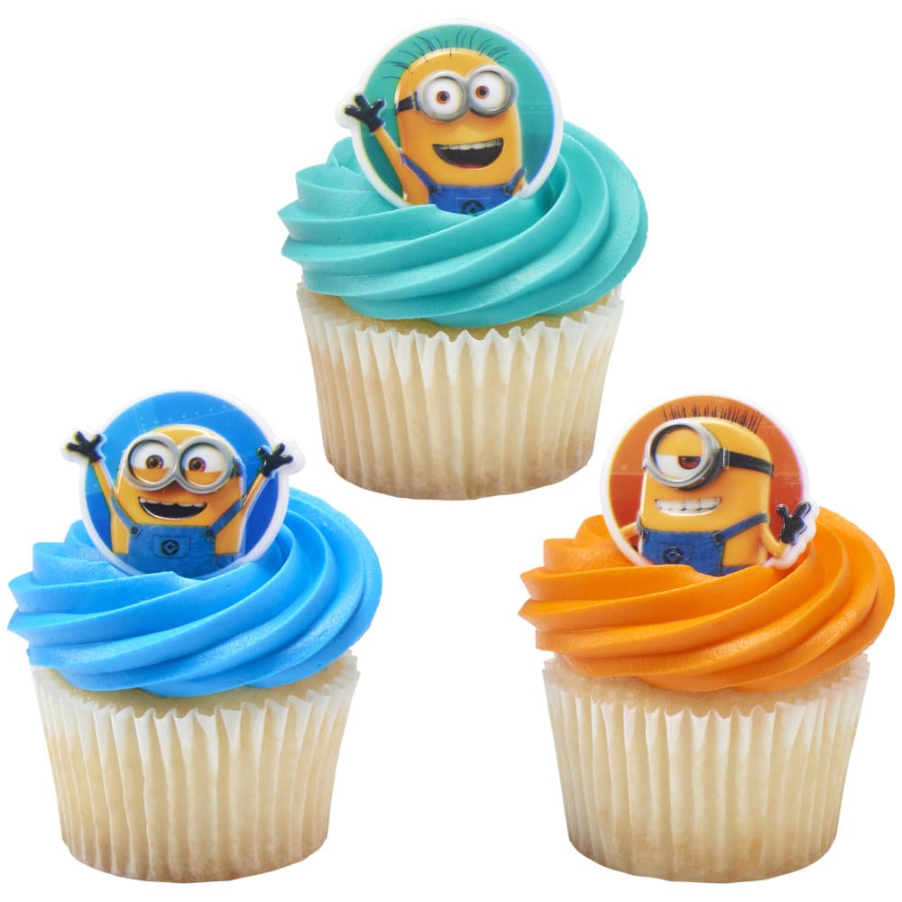 Cake & Cupcake Topper Ring Minions Despicable 144/Bag