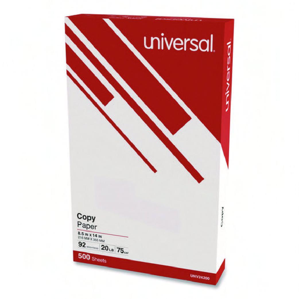 Universal® Copy Paper 8.5X14 IN Legal Size 500/Ream