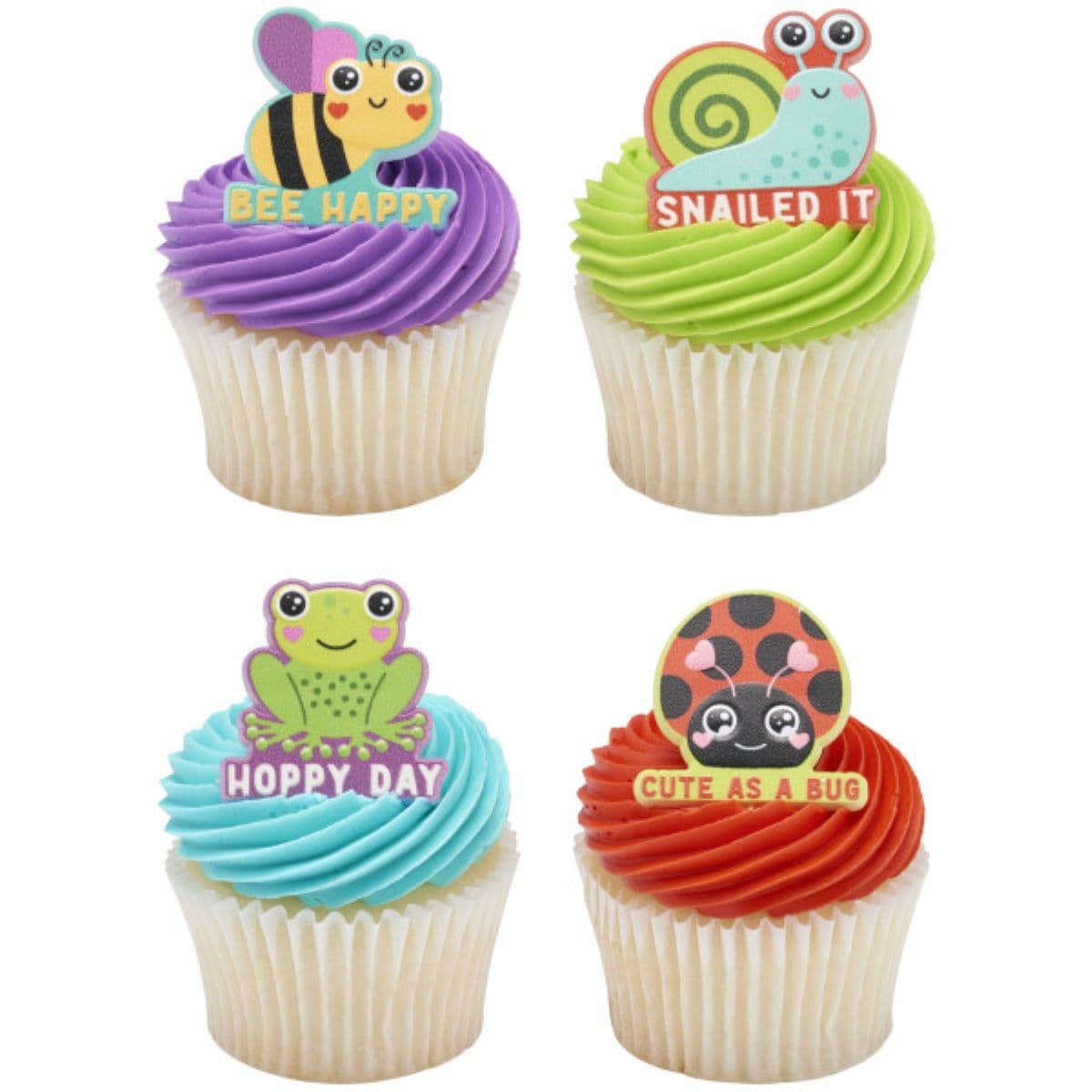 Cake & Cupcake Topper Ring Critter Cuties 144/Bag