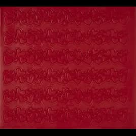 SugarStyle® Molded Sugar Decoration Heart Strips 5/Box